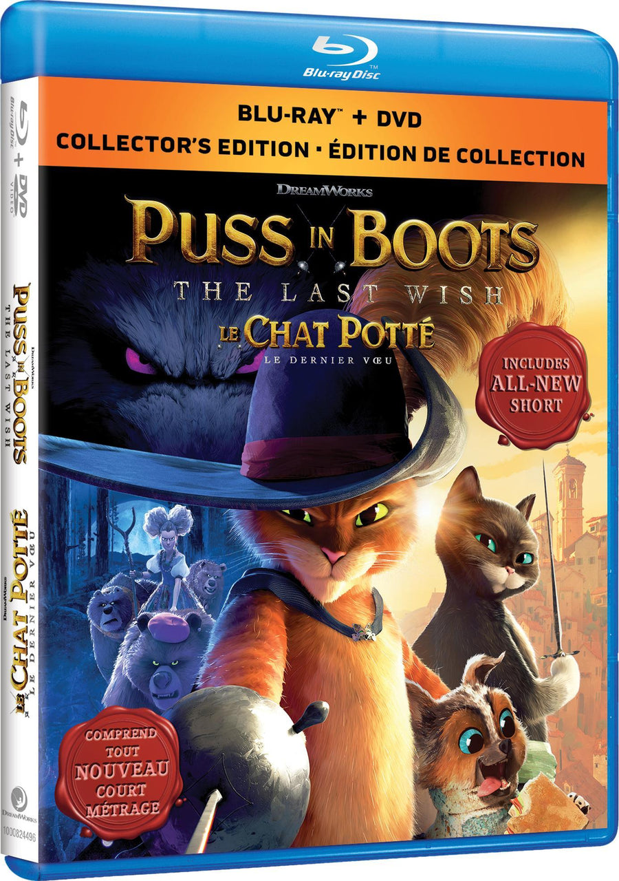 Puss in Boots: The Last Wish (Blu-ray + DVD) [Blu-Ray]