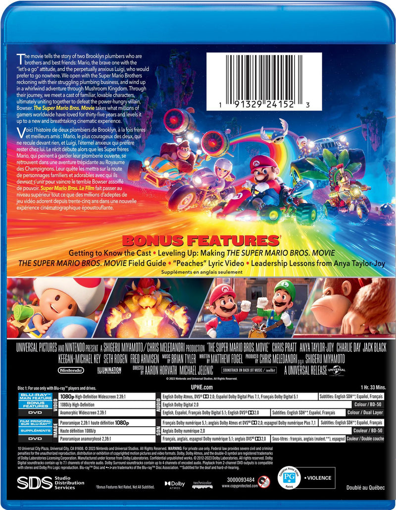 The Super Mario Bros. Movie (Blu-ray + DVD) [Blu-Ray]