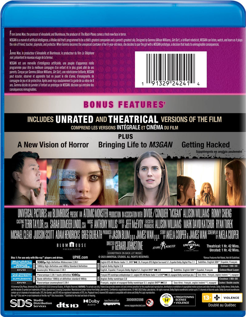 M3GAN (Blu-ray + DVD) [Blu-Ray]