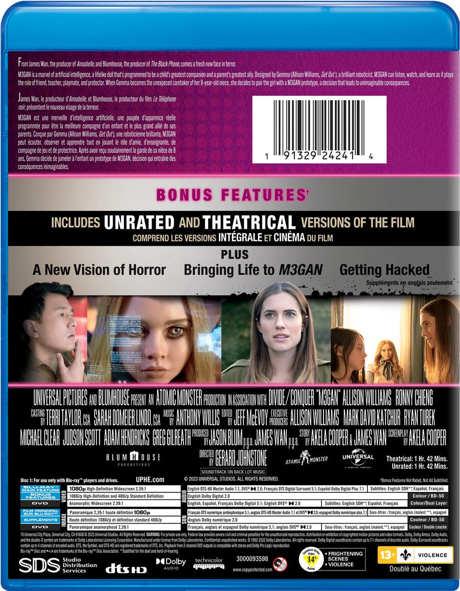 M3GAN (Blu-ray + DVD) [Blu-Ray]
