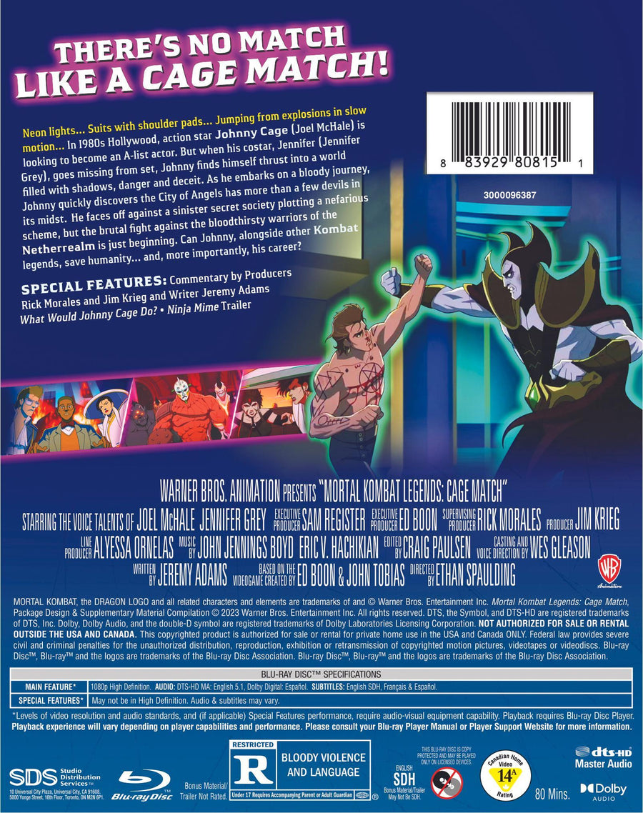 Mortal Kombat Legends: Cage Match [Blu-Ray]