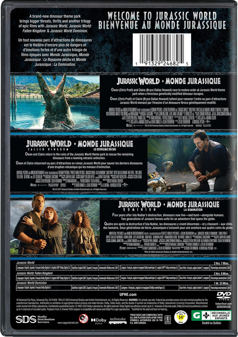 Jurassic World Trilogy [DVD]