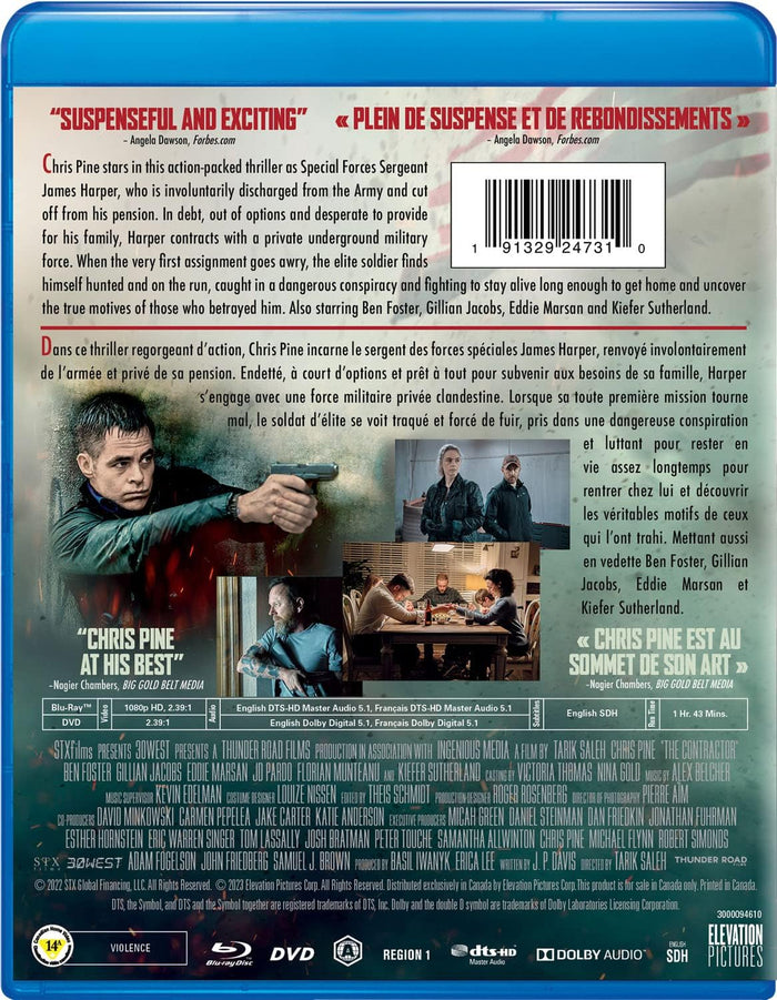 The Contractor - Blu-ray + DVD [Blu-Ray]