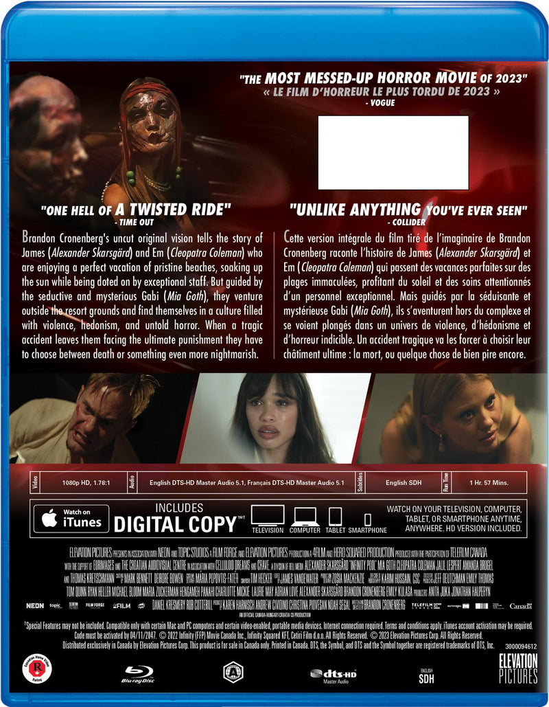 Infinity Pool - Blu-ray + Digital [Blu-Ray]