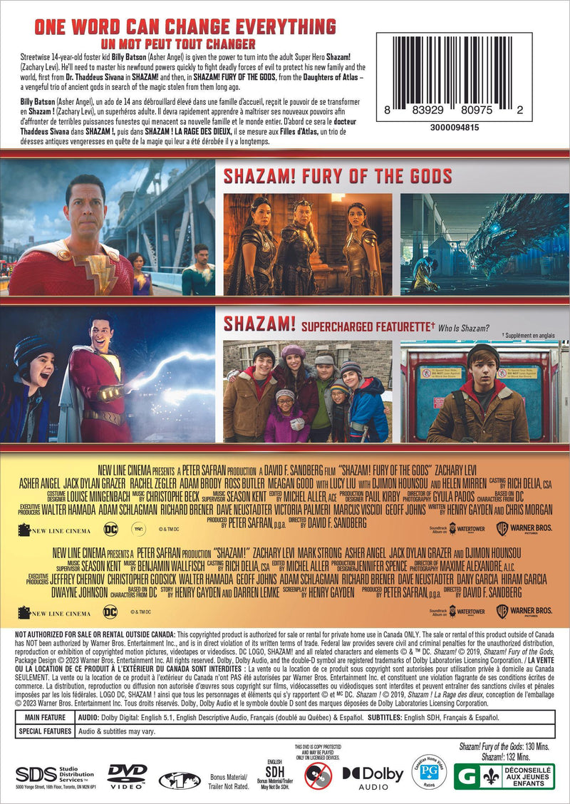 Shazam 2-Film Collection [DVD]