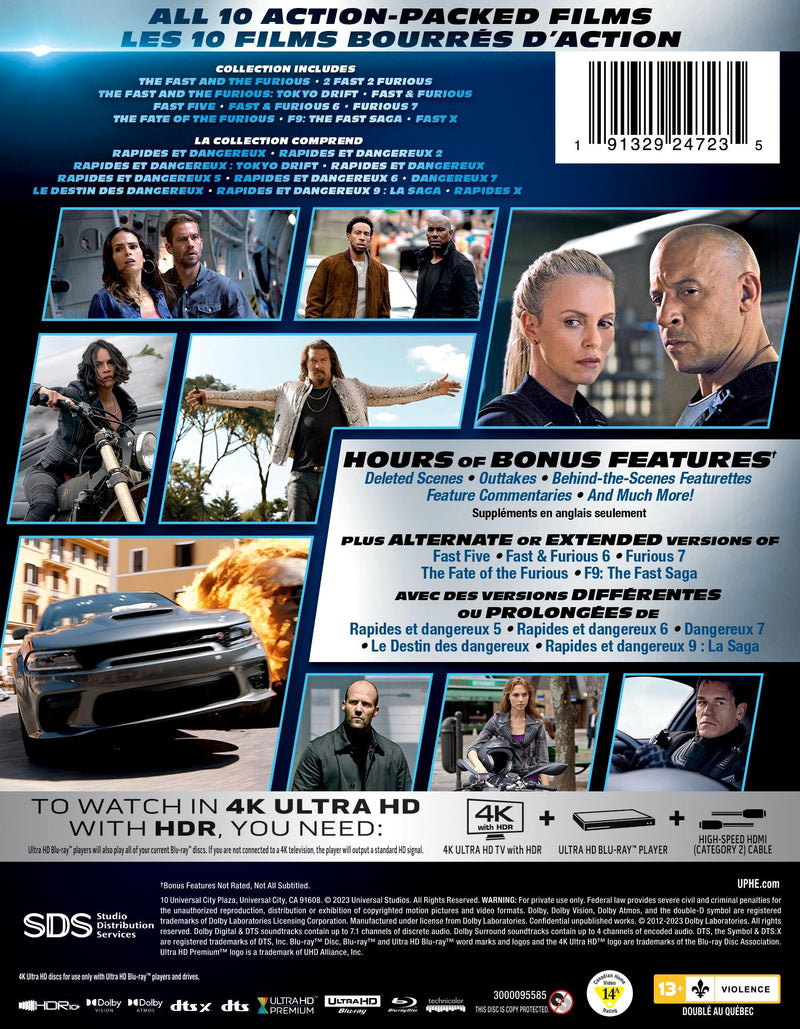 Fast & Furious 10-Movie Collection [UHD]