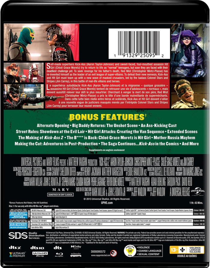 Kick-Ass 2 (4K Ultra HD + Blu-ray) [UHD]