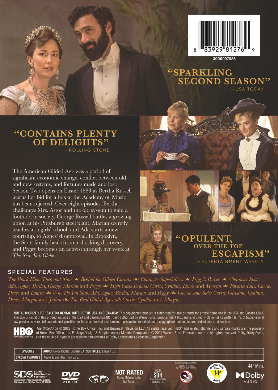The Gilded Age: Complete Second Season [DVD]