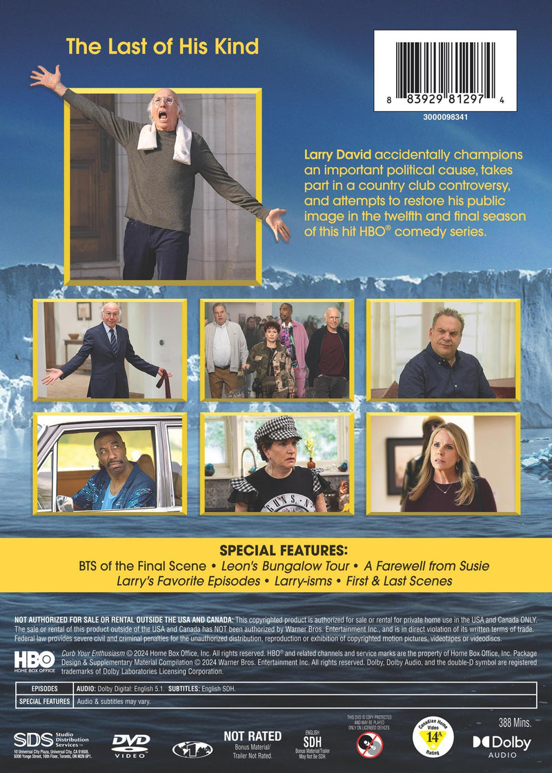 Curb Your Enthusiasm: The Complete Twelfth Season (12) [DVD]