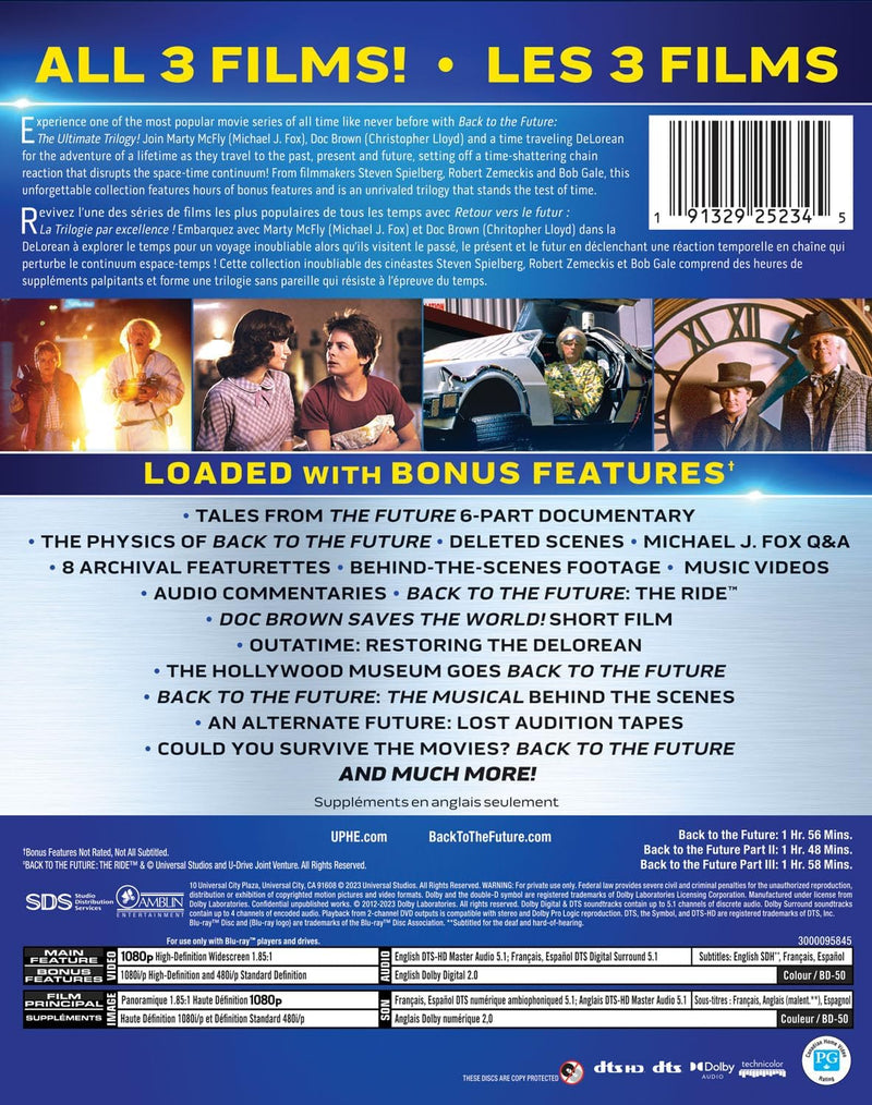 Back to the Future: The Ultimate Trilogy [Blu-Ray]
