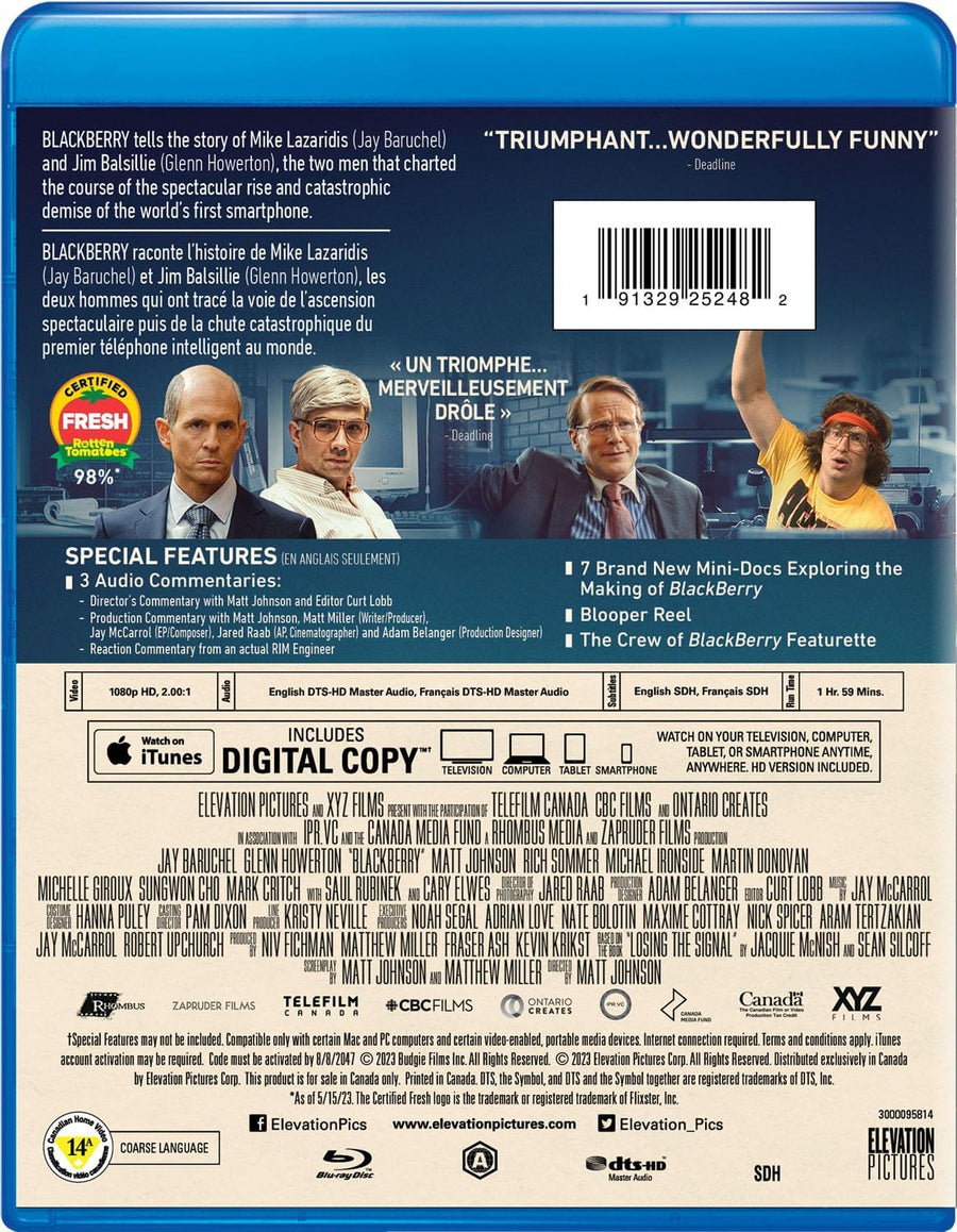BlackBerry - Blu-ray + Digital [Blu-Ray]