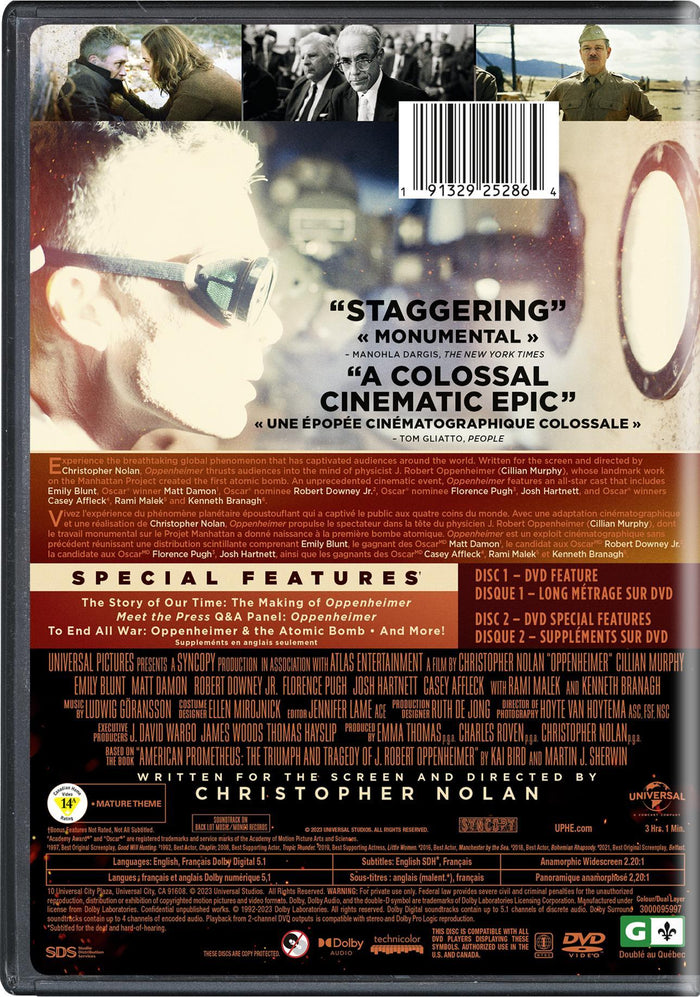 Oppenheimer (with Bonus DVD) [DVD]
