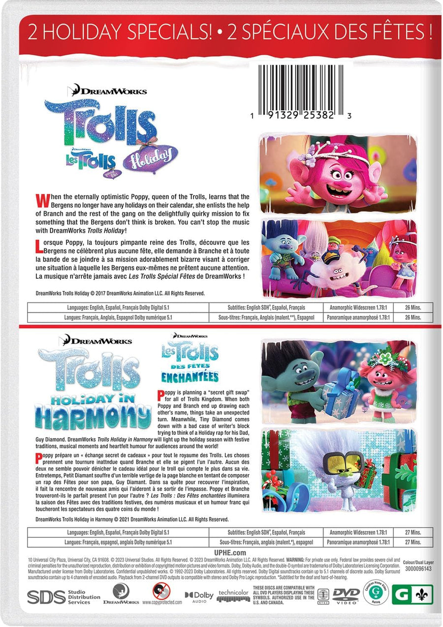 Trolls Holiday / Trolls: Holiday in Harmony - Holiday Double Feature [DVD]