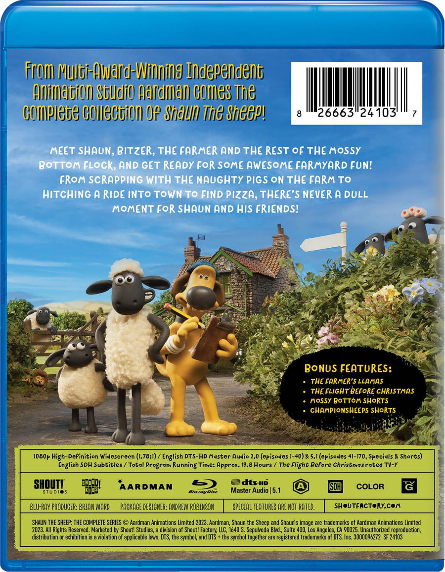 Shaun the Sheep: The Complete Series [Blu-Ray]