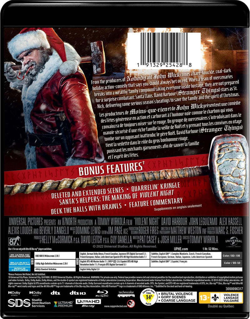 Violent Night (4K Ultra HD + Blu-ray) [UHD]