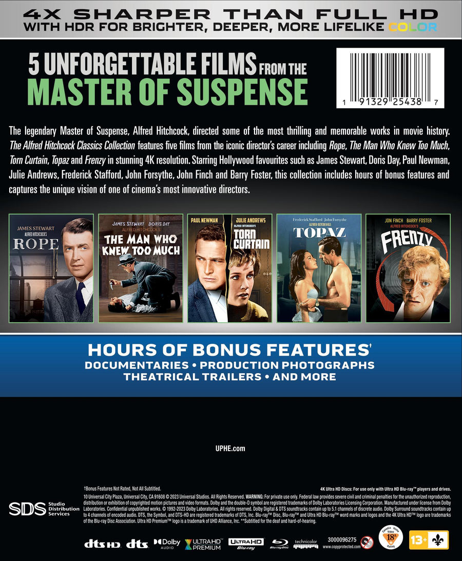 The Alfred Hitchcock Classics Collection (4K Ultra HD + Blu-ray) [UHD]