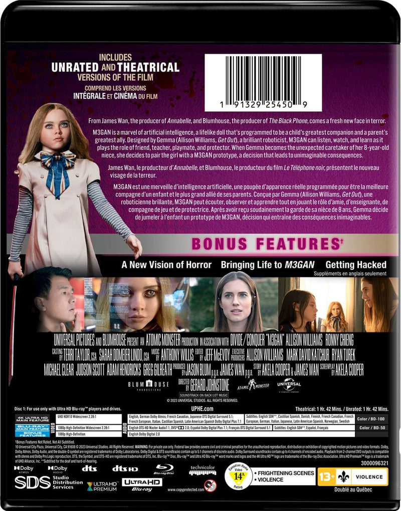 M3GAN (4K Ultra HD + Blu-ray) [UHD]