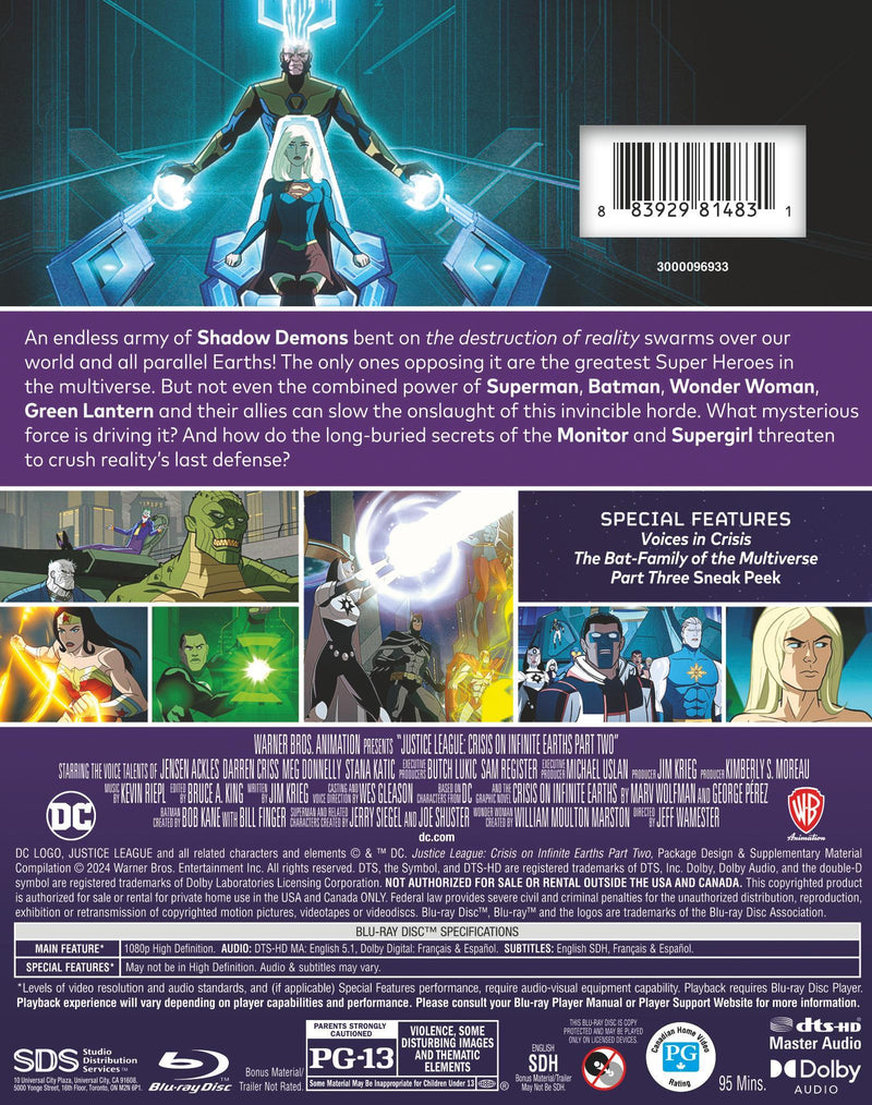 Justice League: Crisis On Infinite Earths Part Two [Blu-ray]