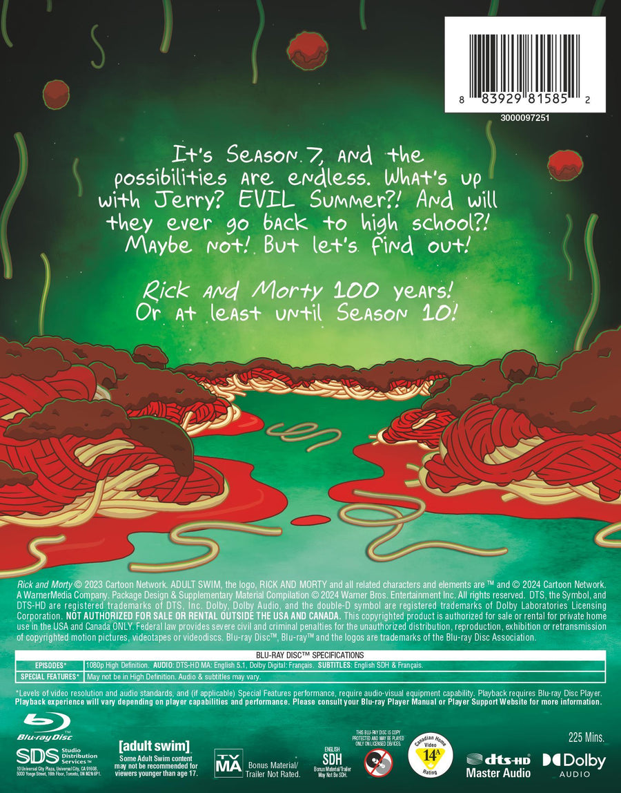 Rick and Morty: The Complete Seventh Season [Blu-ray]