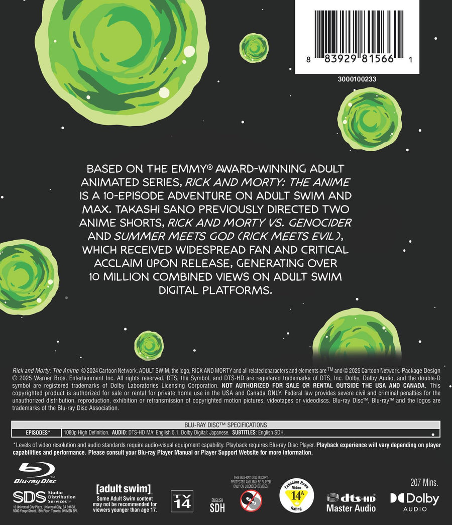 Rick and Morty: The Anime [Blu-ray]