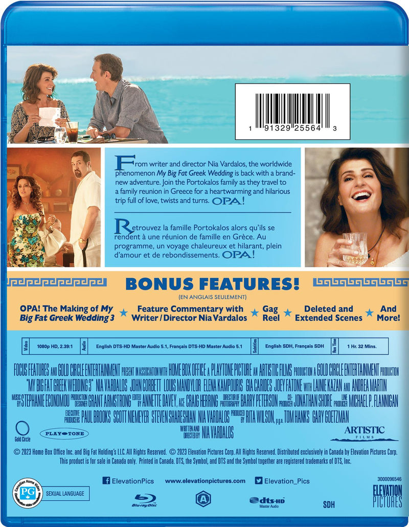 My Big Fat Greek Wedding 3 [Blu-ray]