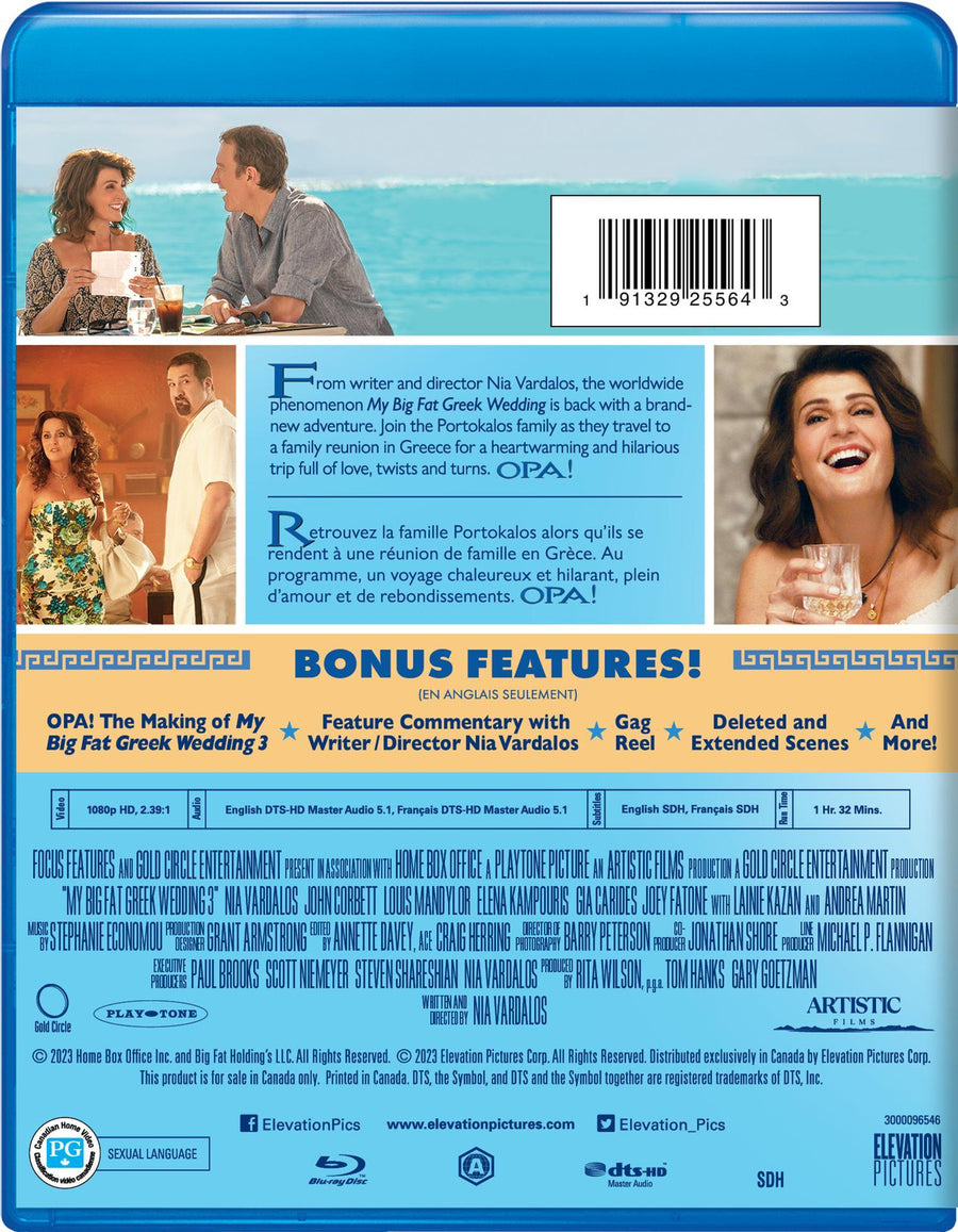 My Big Fat Greek Wedding 3 [Blu-ray]