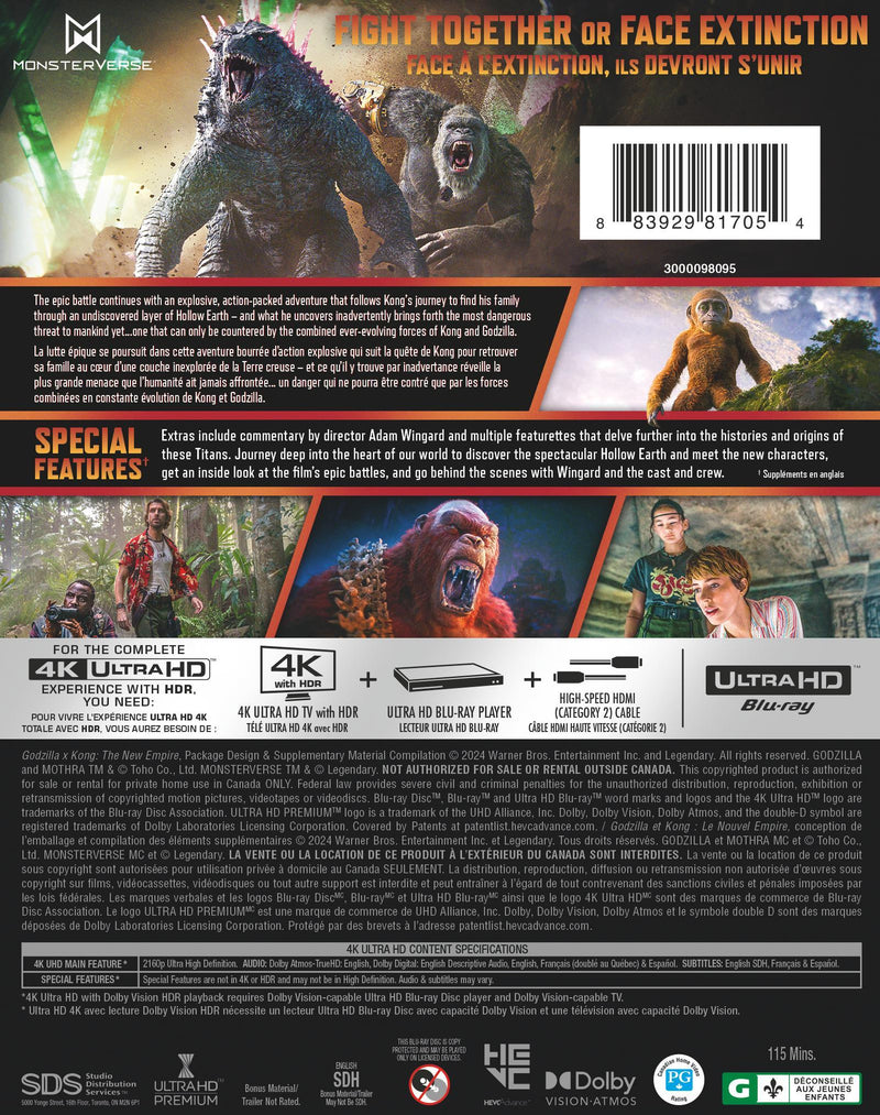 Godzilla x Kong: The New Empire [UHD]