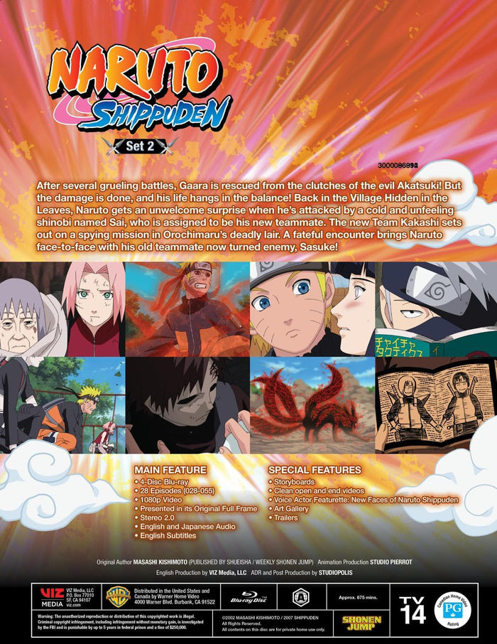 Naruto Shippuden Set 2 [Blu-ray]