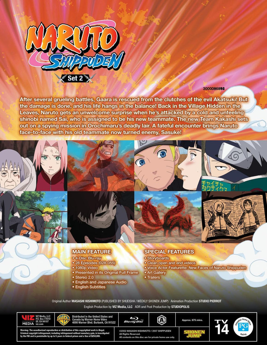 Naruto Shippuden Set 2 [Blu-ray]