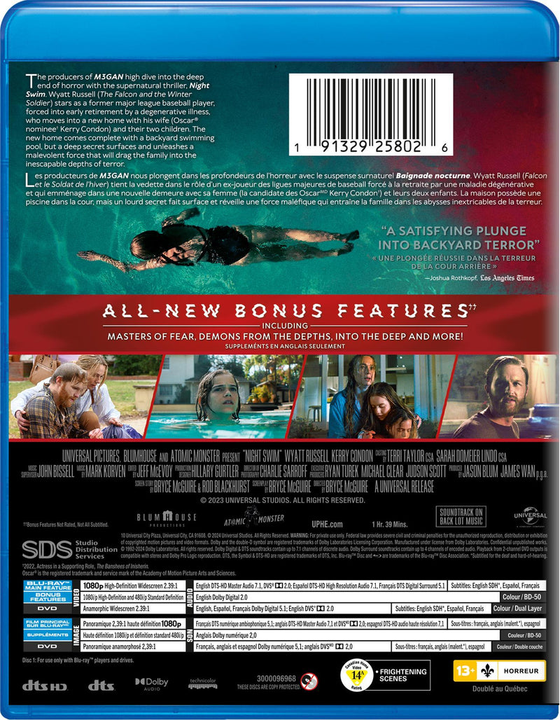 Night Swim (Blu-ray + DVD) [Blu-Ray]