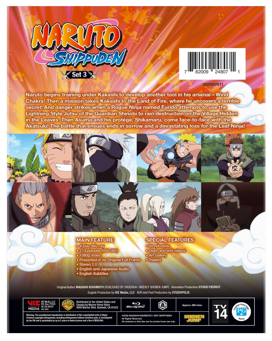 Naruto Shippuden Set 3 (Three) [Blu-ray]