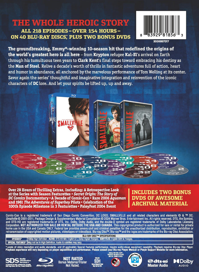 Smallville: The Complete Series  (2024 Repackage) [Blu-ray]