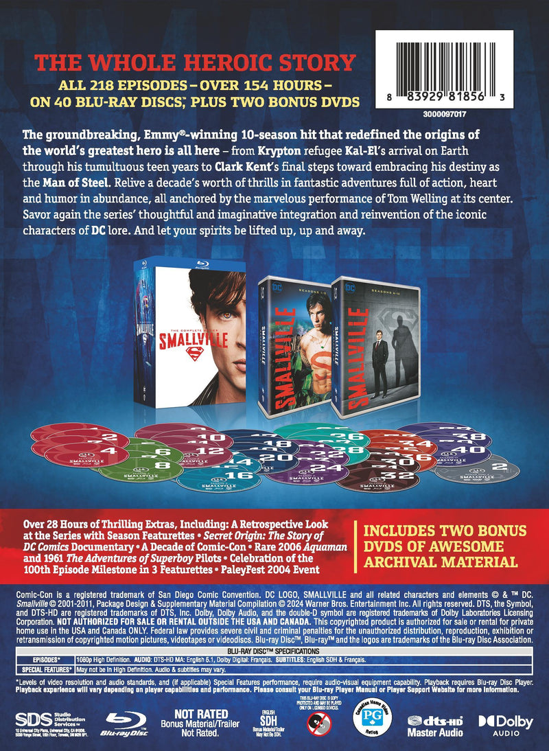 Smallville: The Complete Series  (2024 Repackage) [Blu-ray]