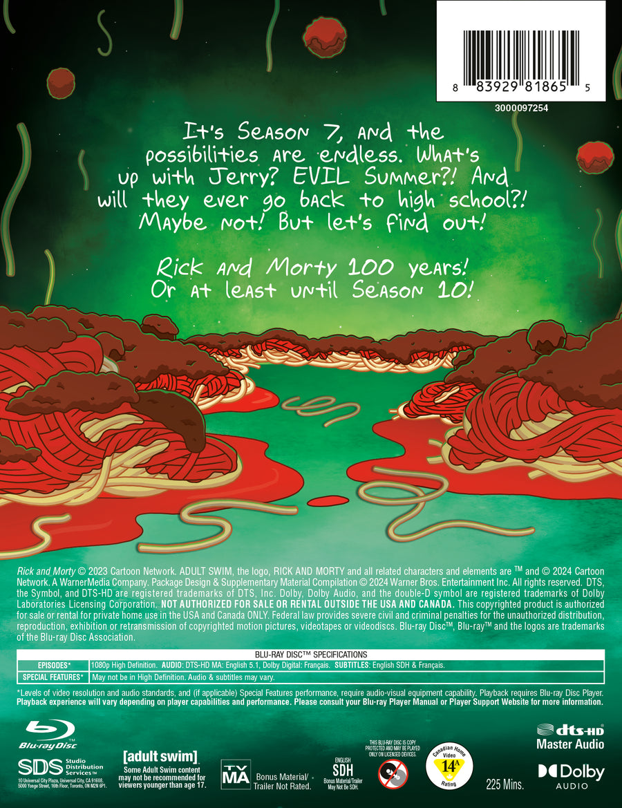 Rick and Morty: The Complete Seventh Season - Steelbook [Blu-ray]