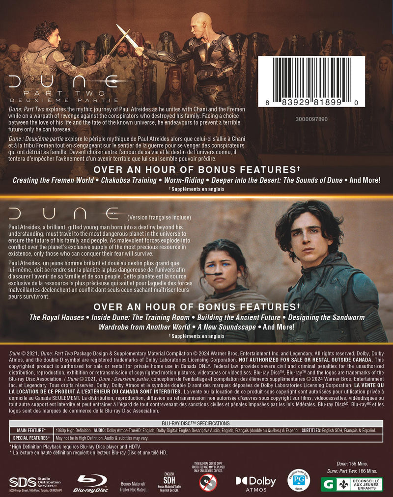 Dune 2-Film Collection [Blu-ray]
