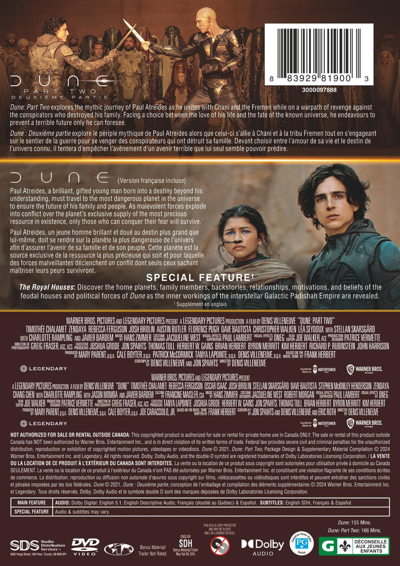 Dune 2-Film Collection [DVD]
