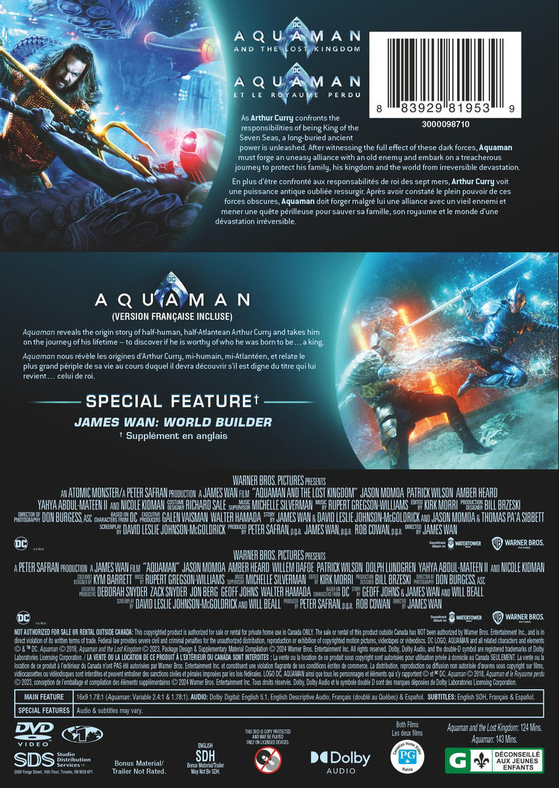 Aquaman 2-Film Collection [DVD]