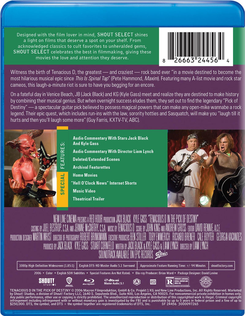 Tenacious D In The Pick Of Destiny [Blu-ray]