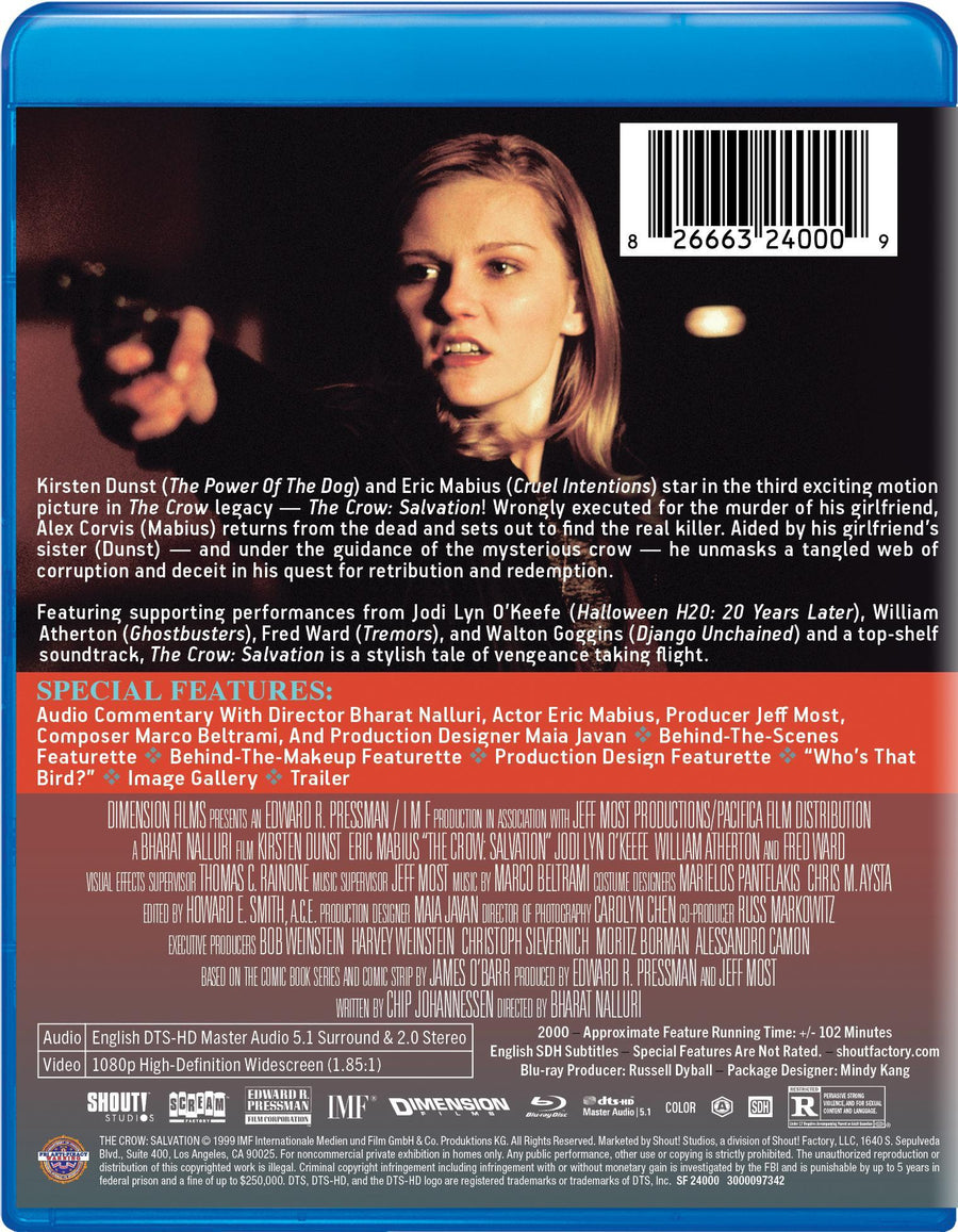 THE CROW: SALVATION [Blu-ray]