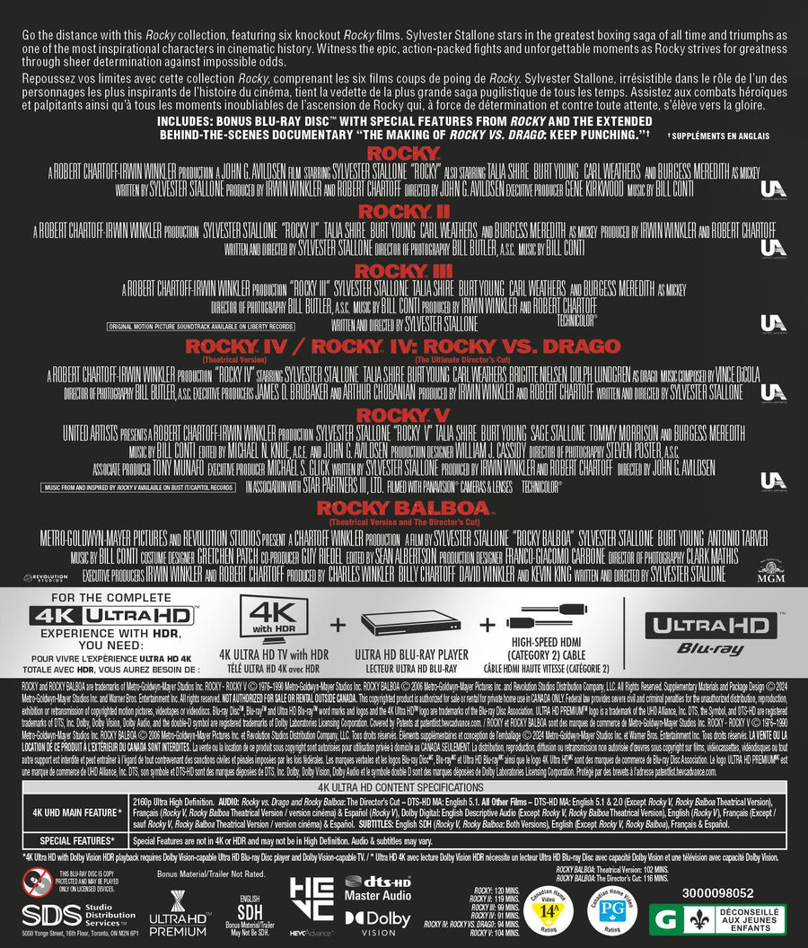 Rocky 6 Film Collection [UHD]