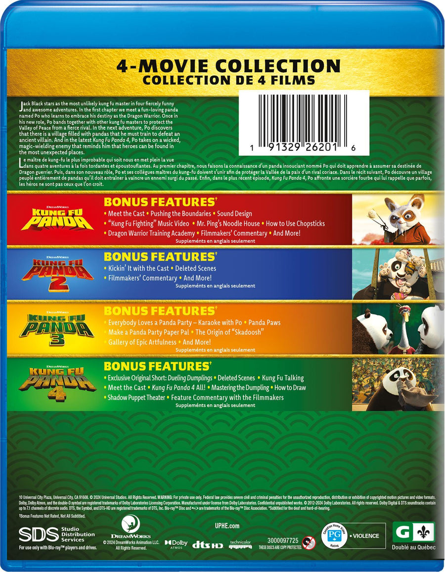 Kung Fu Panda: 4-Movie Collection [Blu-Ray]