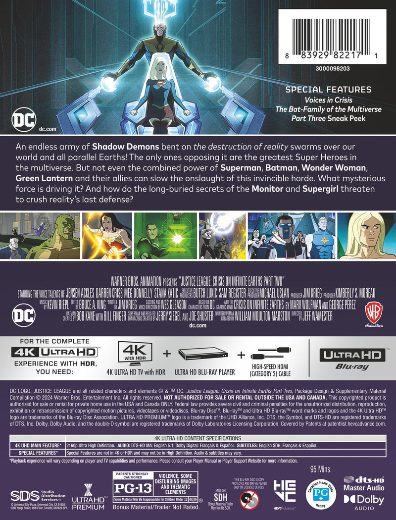 Justice League: Crisis On Infinite Earths Part Two [UHD]