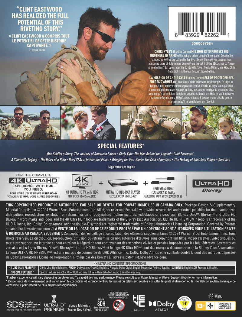 American Sniper Steelbook (Steelbook) [UHD]