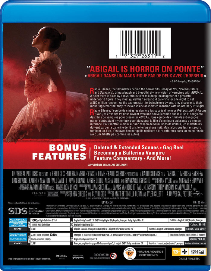 Abigail (Blu-ray + DVD) [Blu-Ray]