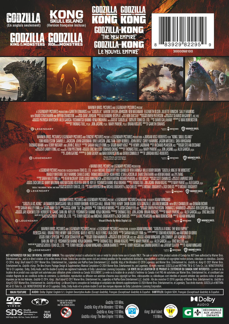 Godzilla x Kong 5-Film Collection [DVD]