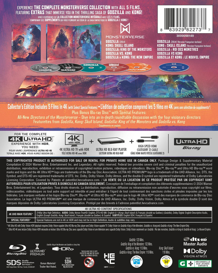 Godzilla x Kong 5-Film Collection [UHD]