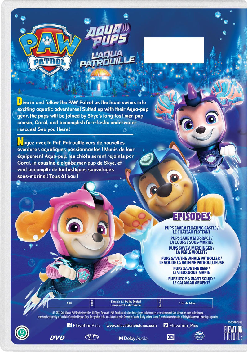 PAW Patrol: Aqua Pups [DVD]