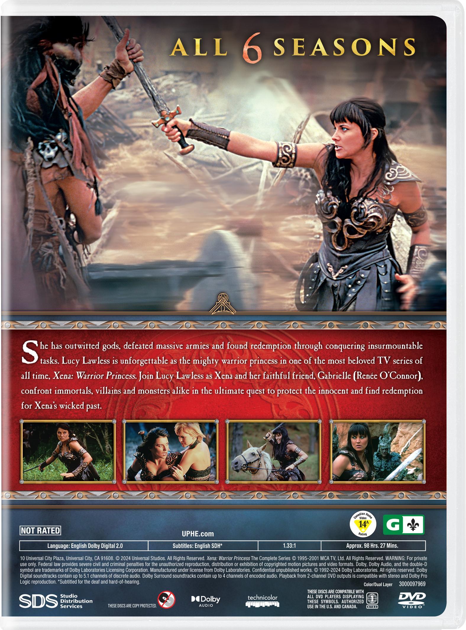 Xena: Warrior Princess - The Complete Series [DVD] – GRUV Canada