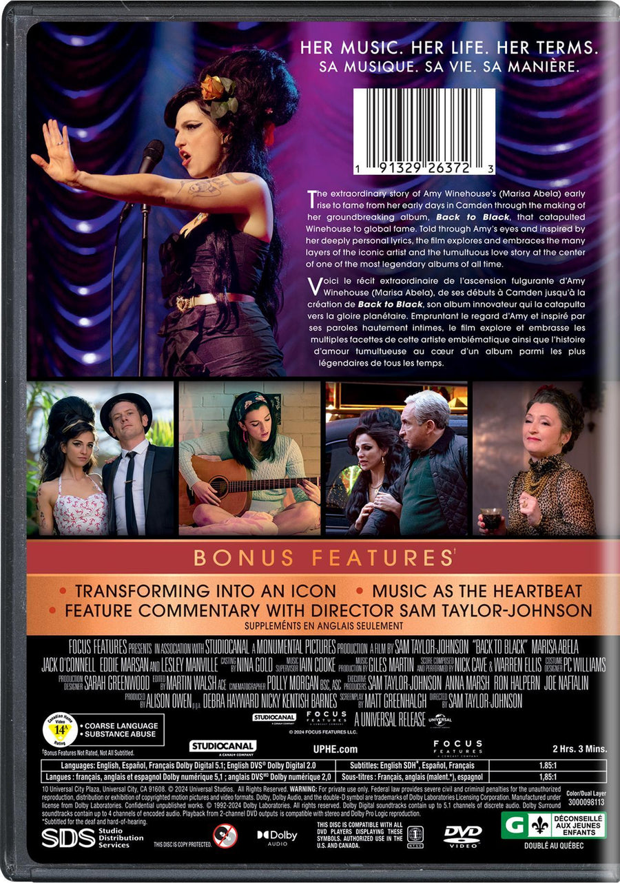Back to Black [DVD]