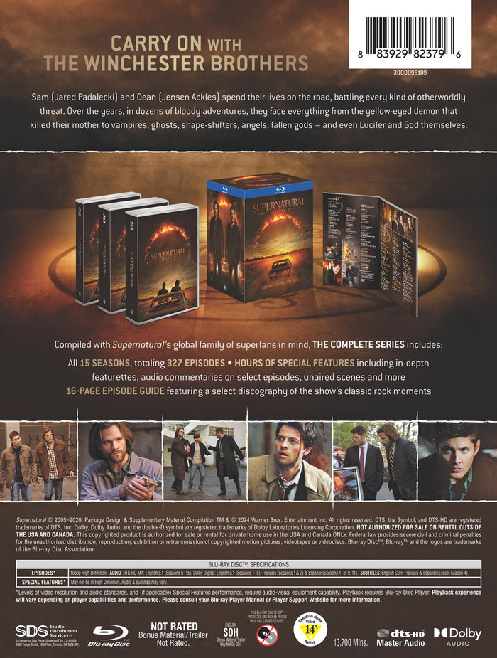 Supernatural: The Complete Series [Blu-ray]